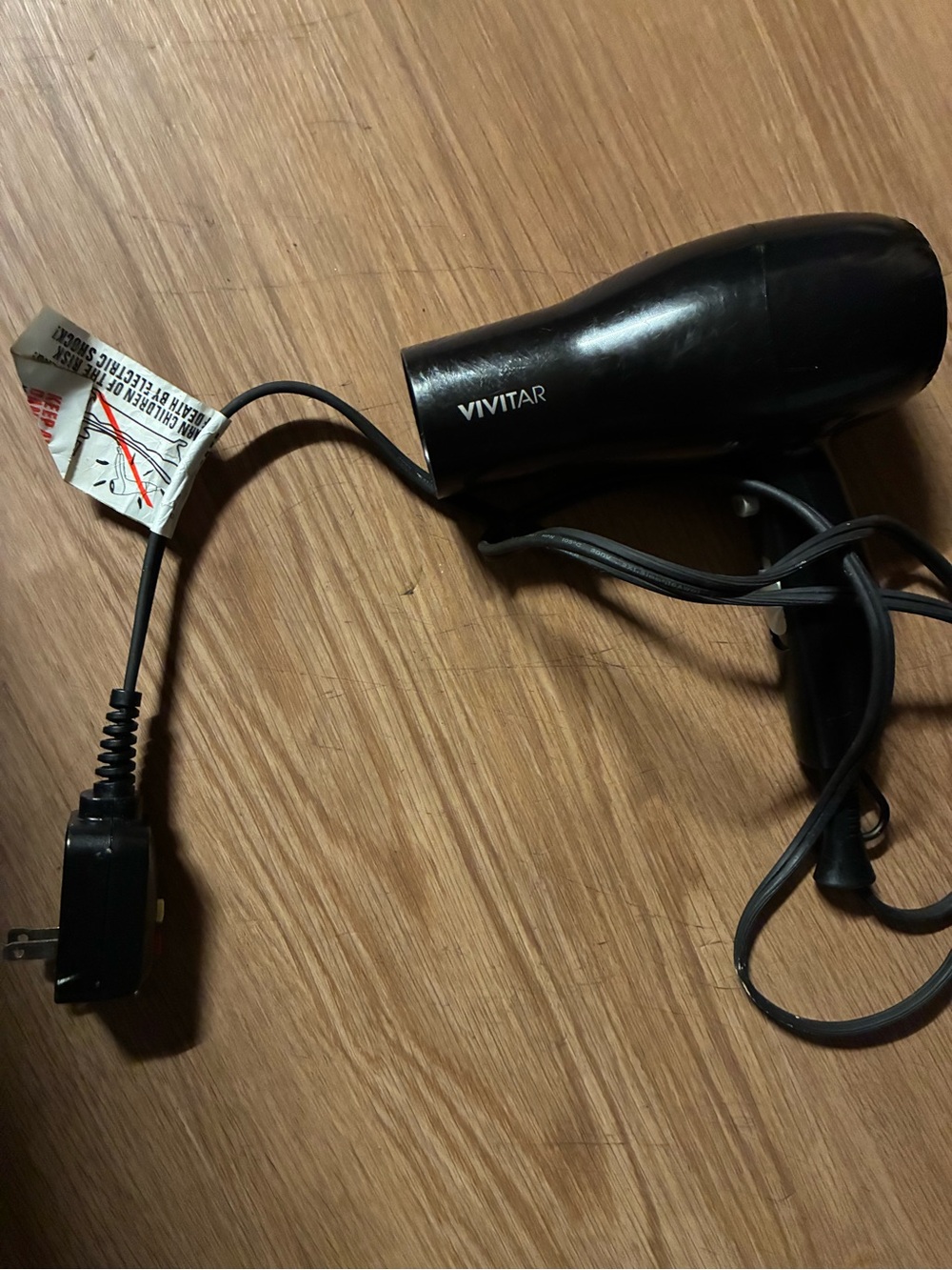 Vivitar Compact Travel Hair Dryer in Black